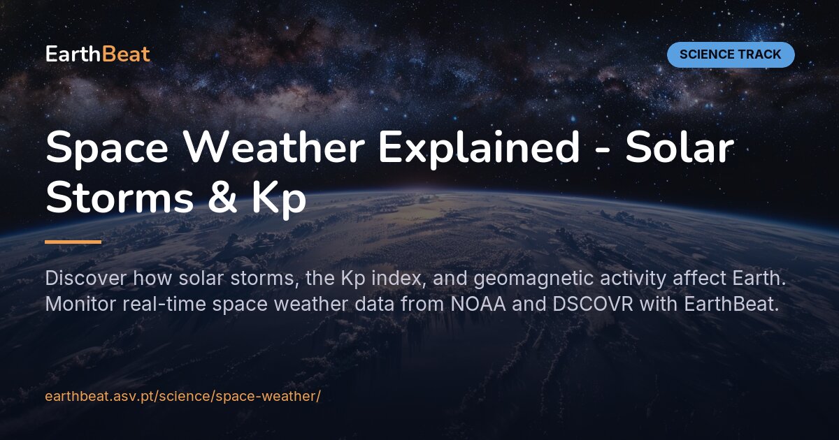 Space Weather Explained Solar Storms Kp EarthBeat